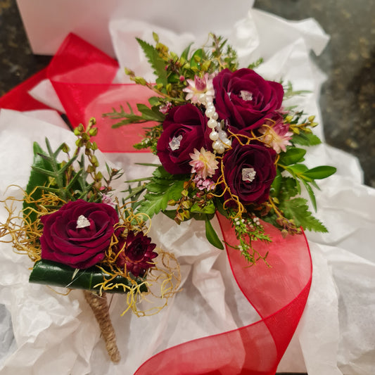 School Ball Corsages & Buttonholes Package