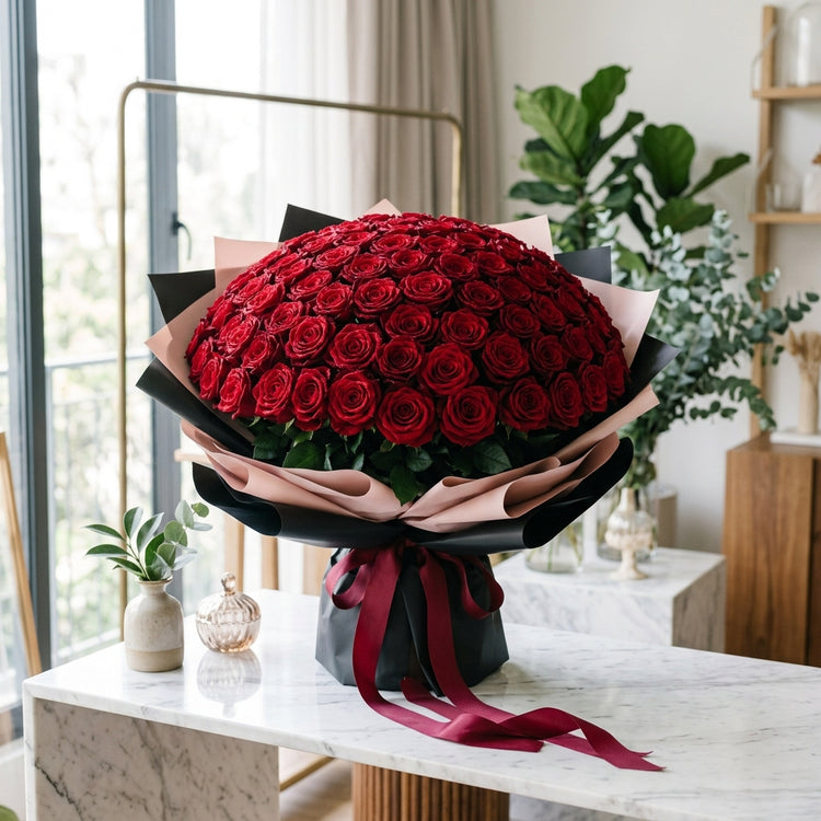 Bespoke Fresh Roses Collection - Florist Jin