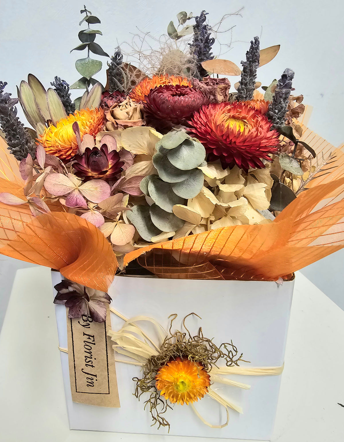 Dried flower Posy box
