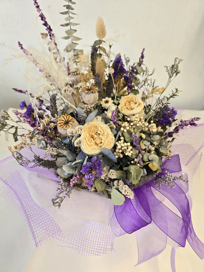 Dried flower Posy box
