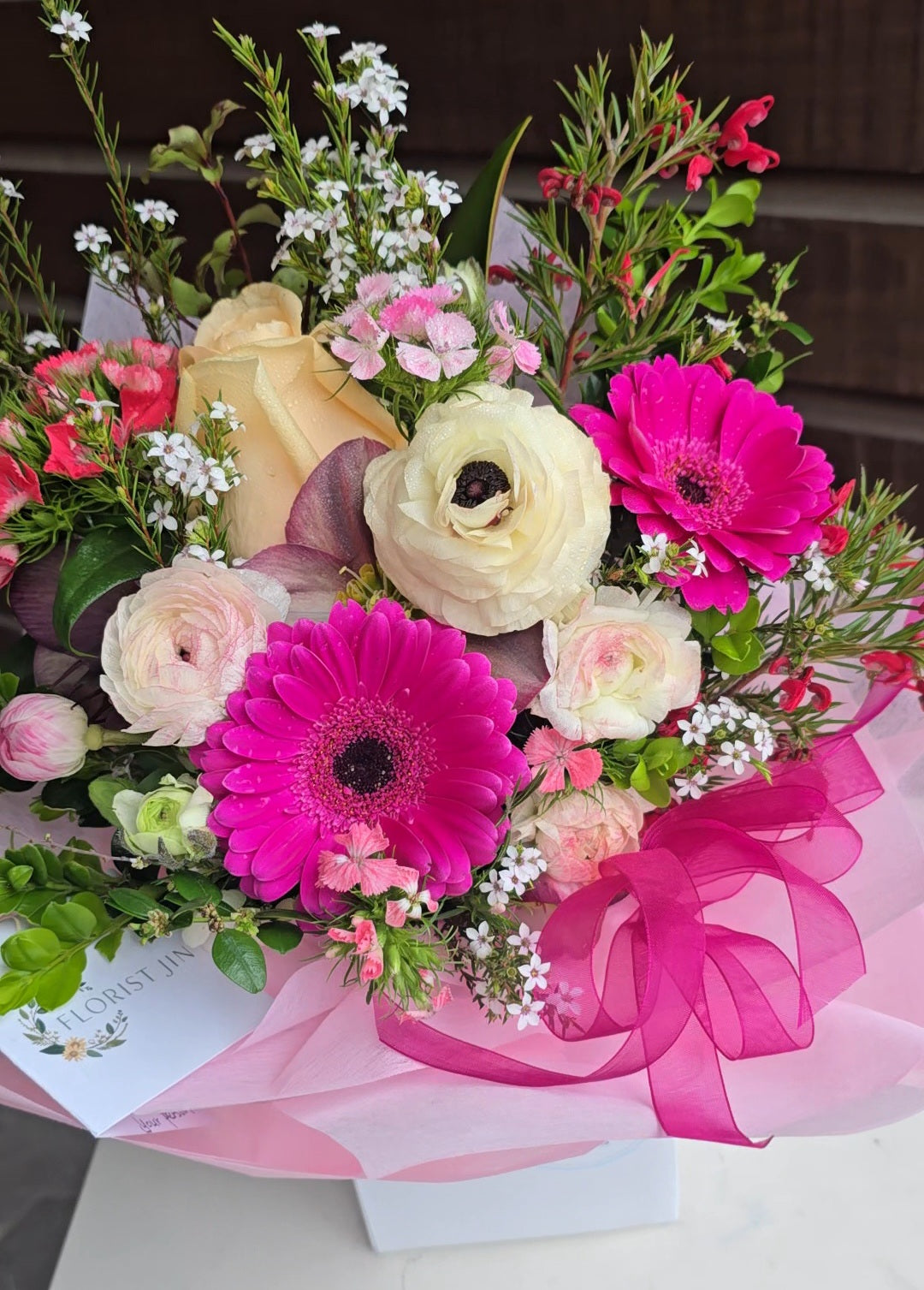 Posy box & Arrangement